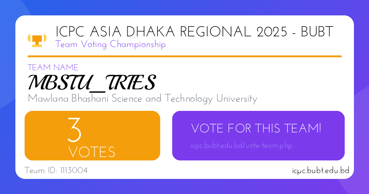 MBSTU_TRIES Share Thumbnail