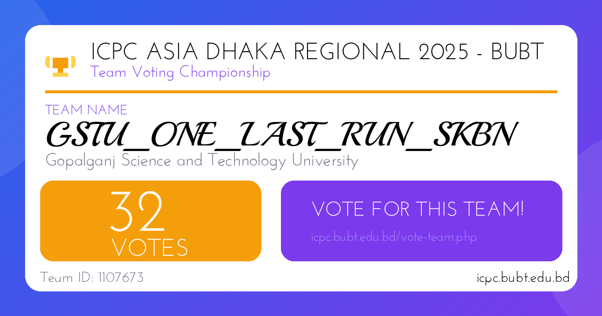 GSTU_ONE_LAST_RUN_SKBN Share Thumbnail