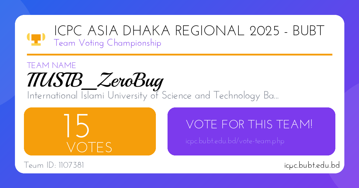 IIUSTB_ZeroBug Share Thumbnail